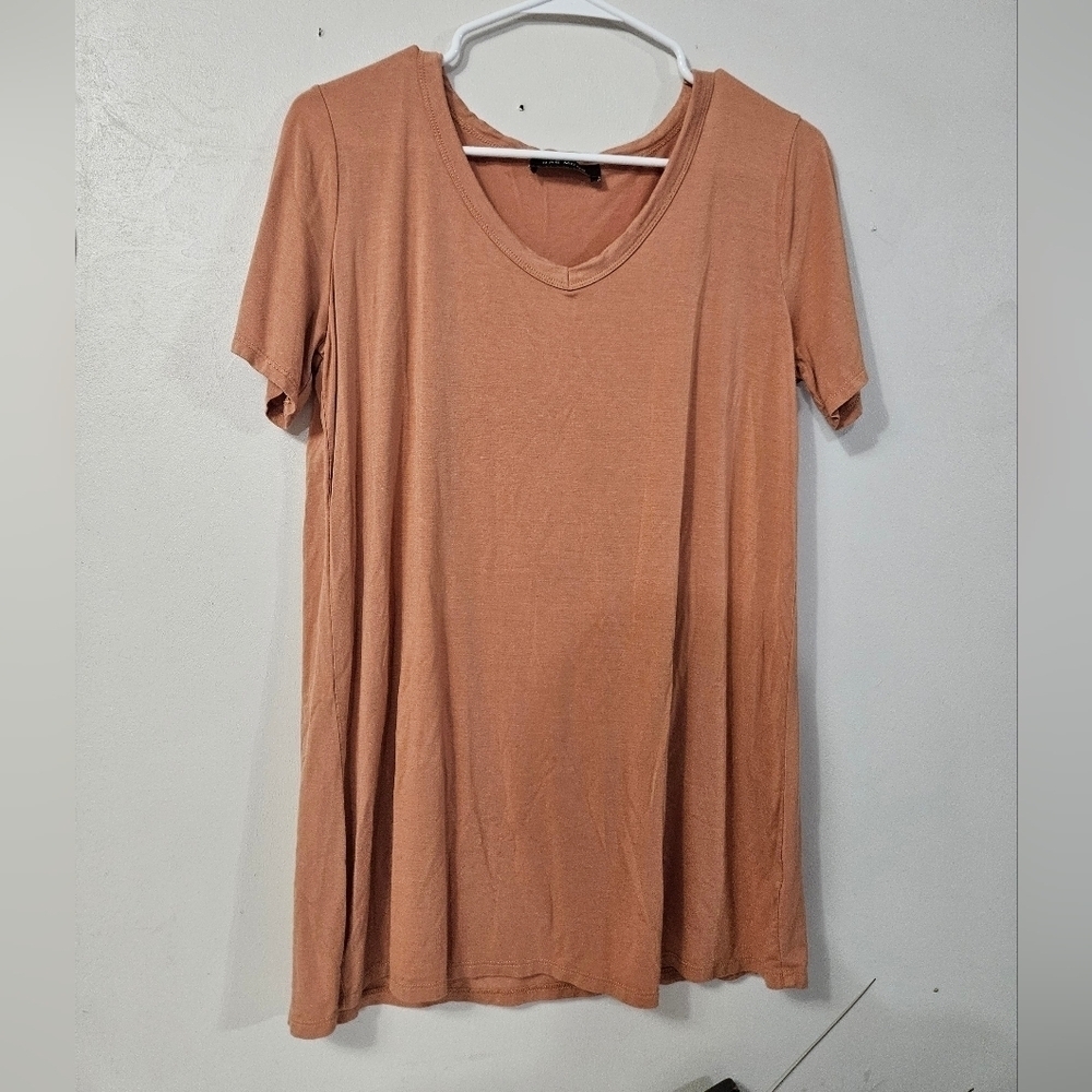 Rae Mode Womens Short Sleeve Orange Tee!